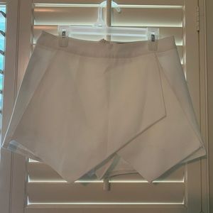 missguided white envelope skort